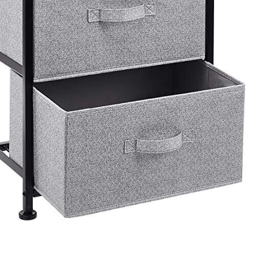 Amazon Fabric 3-Drawer Storage Organizer Unit for Closet, Black 1