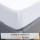 Lirex Fitted Sheet Queen 100% Cotton 300 Thread Count Soft Breathable Fitted Sheet White 4
