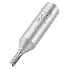 CraftPro Straight Two Flute Router Cutter Bit, 1/2 Inch Shank, 4mm Cut Diameter & 11.1mm Cut Length, Tungsten Carbide Tipped, C002X1/2TC