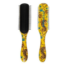 Curly Hair Brush D3 (Tiger) 7 Row Styling Brush for Detangling, Separating, Shaping and Defining Curls - For Women and Men