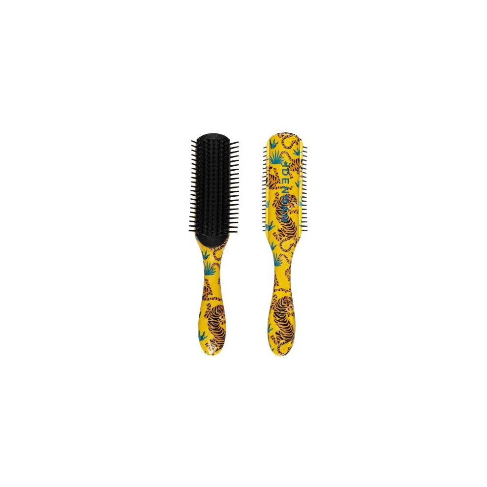 Curly Hair Brush D3 (Tiger) 7 Row Styling Brush for Detangling, Separating, Shaping and Defining Curls - For Women and Men