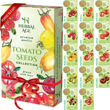 Grow Your Own Tomatoes Kit - 14 Heirloom Tomato Seed Varieties - 900+ Tomato Seeds for Planting UK - Year-Round Tomato Plants Growing Indoors - A Fun