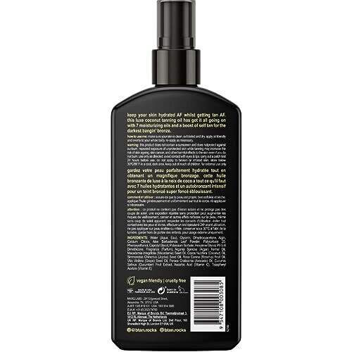b.tan, Super Bronzé, Huile Spray Bronzage Intense Sec, 8 fl oz (236 ml) 1