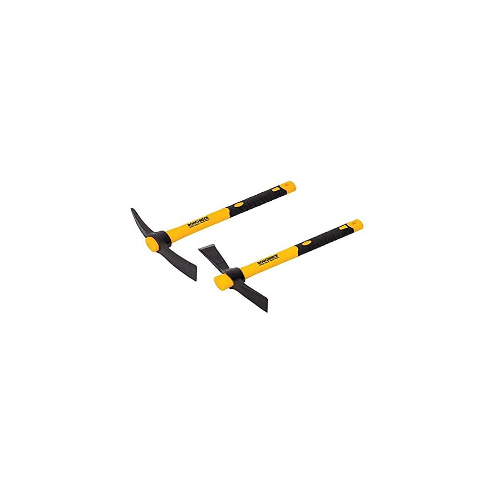 Roughneck Rou 64015 2 Piece Set Including: 1X Micro Pick & 1X Cutter Mattock (Both 380Mm /15"), Yellow