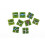 84 Blank Square Tiles (Same Size as Carcassonne Board Game chit Tiles) 5