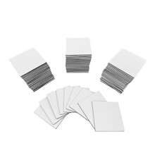 84 Blank Square Tiles (Same Size as Carcassonne Board Game chit Tiles)