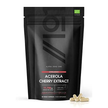 Organic Acerola Cherry Extract 11,750mg - High Strength 100% NRV Natural Vitamin C, Made from Organic Acerola Cherry 25:1 Extract - Non-GMO,