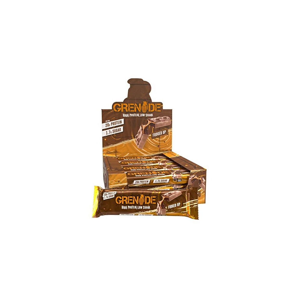 High Protein, Low Sugar Bar - Fudged Up, 12 x 60 g