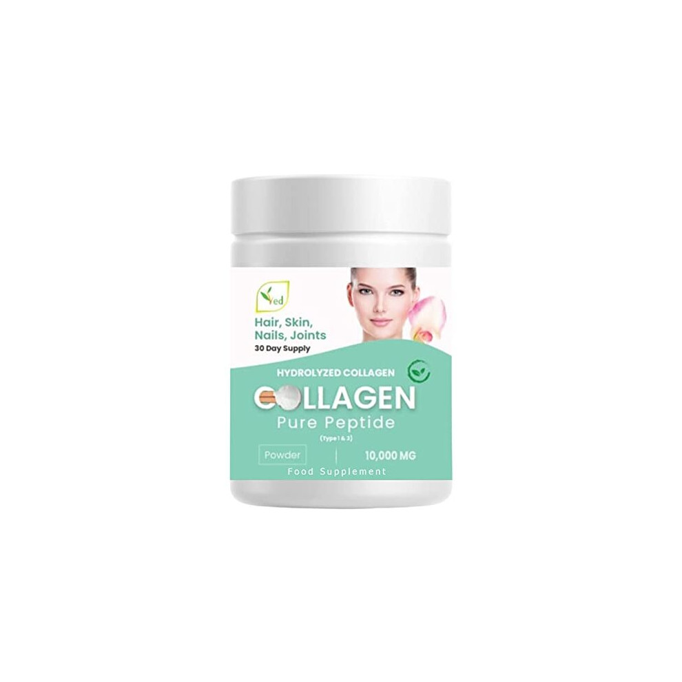 Ved Collagen Peptides Powder Supplement, Support Joint, Bone, Skin, Muscles, Hair, Nail Growth, Keto, Paleo Friendly, Gluten, Dairy Free, Weight Loss,