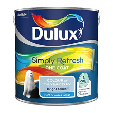 Simply Refresh One Coat Matt Emulsion Paint - Bright Skies - 2.5 Litre, 5599874