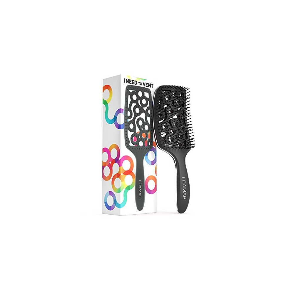 Professional Vented Hair Brush – Vent Brush for Curly Hair, Detangle Hair Brush Women, Curly Hair Brush Detangler, Hairbrushes for Women, Wet Hair
