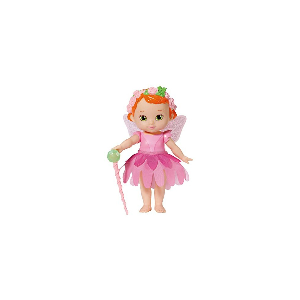 Storybook Fairy Rose-18cm Fluttering Wings-Includes Doll, Wand, Stand, Backdrop and Picture Booklet-Suitable for Children Aged 3+ years, Fairy Rose