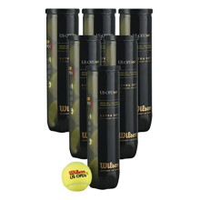 US Open Extra Duty Official Tennis Balls - 6 Sealed Tubes of 4 Balls
