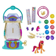 My Little Pony: A New Generation Movie Sparkle Reveal Lantern Sunny Starscout - Light Up Toy with 25 Pieces, Surprises Multicolor