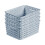 Curver My Style Small Rectangular Storage Basket 4L - Blue (Pack of 4) 6