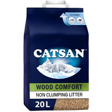 Wood Comfort Litter 20 Litre Bag, 100 Percent biodegradable, extra absorbent