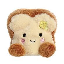 AURORA, 33574, Palm Pals Buttery Toast, 5In, Eco-friendly soft toy, Brown - Plush Soft Toy