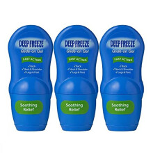 Pain Relief Glide-On Gel, Cold Gel Roll On, 3 x 50g (Pack of 3)