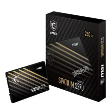 SSD-schijf - MSI - SPATIUM S270 - 240 Go - 2,5" - Razendsnelle snelheden