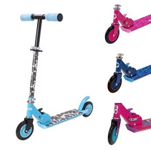 Inline-Kinder-Roller | 2-Rad-Kinder-Roller | Kinder-Schiebe-Roller Verstellbare Griffhöhe | Leicht faltbare Kinder 2-Rad-Roller für Jungen und