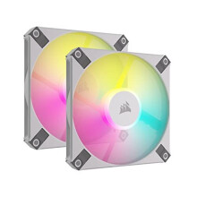 AF120 RGB SLIM, 120mm PWM Fluid Dynamic Bearing Fan Kit - Thin Profile for Small-Form Cases - Low-Noise - Up to 2000 RPM - 8 Addressable RGB LEDs -