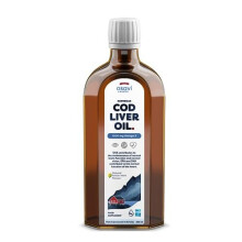 Norwegian Cod Liver Oil, 1000mg Omega 3 (Lemon-Mint) - 250 ml.