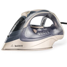 BEL01621 Titanium Powerlite Steam Iron – Ceramic Soleplate, Auto Shut-Off, 200g/min Steam Shot, 320ml Water Tank, 3m Power Cord, Preheat & Ready
