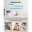 60 Minute Visual Timer for Kids, Silent Countdown Timer Clock Kids Timer for Teaching Cooking, Pomodoro Timer with Rainbow Design 3