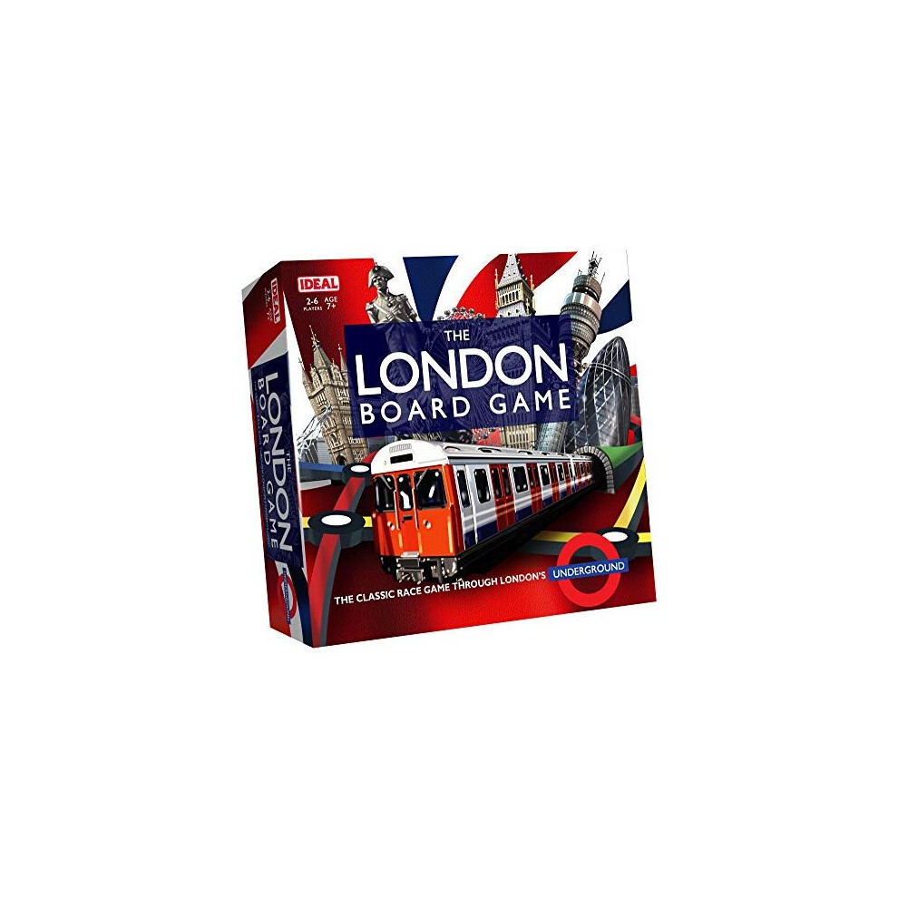 IDEAL | The London Board Game: The classic race game through London's Underground! | Classic Board Games | For 2-6 Players | Ages 7+