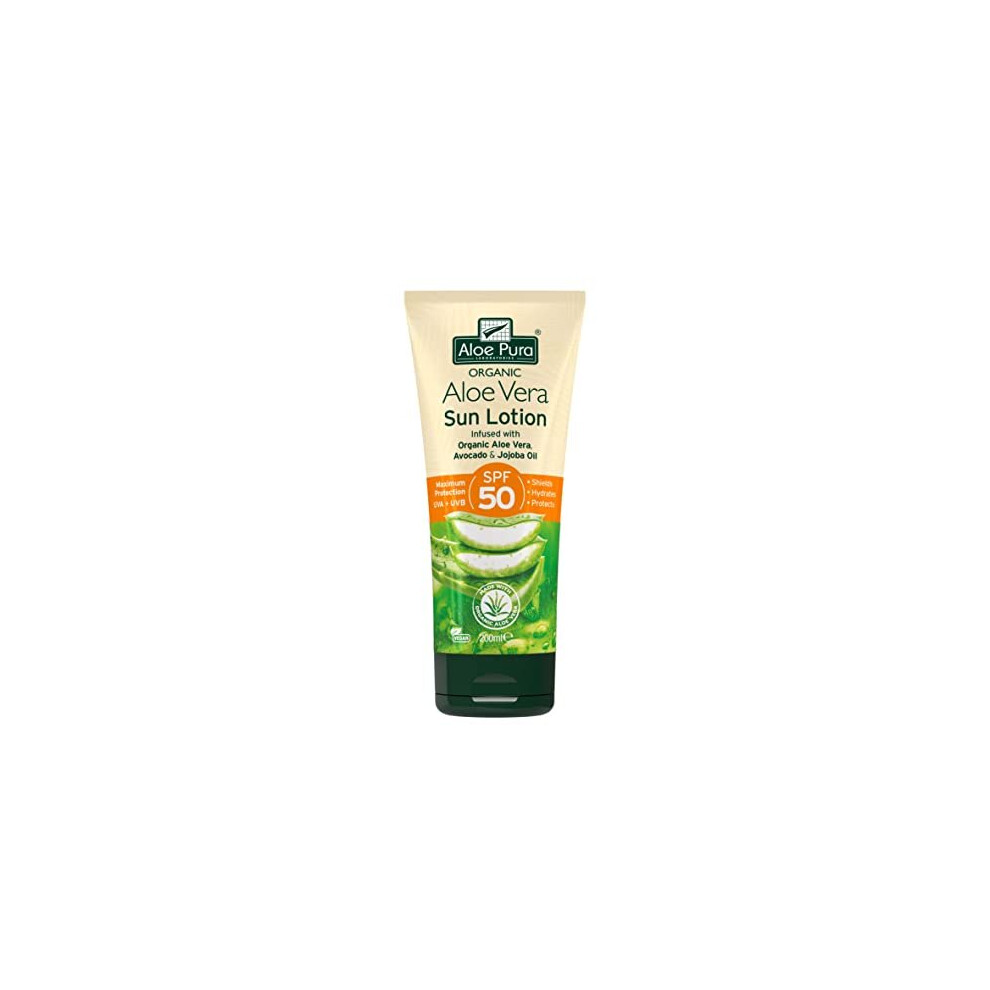 Organic Aloe Vera Sun Lotion SPF50