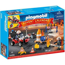 9486 Advent Calendar Construction Site Fire Rescue, For Children Ages 4+