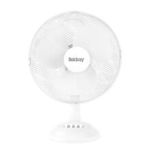 EH3198 Oscillating 12 Inch Desk Fan – Portable Cooling Fan with Adjustable Head, 3 Speed Settings, 3 Durable Blades & Mesh Guard, Electric Tabletop