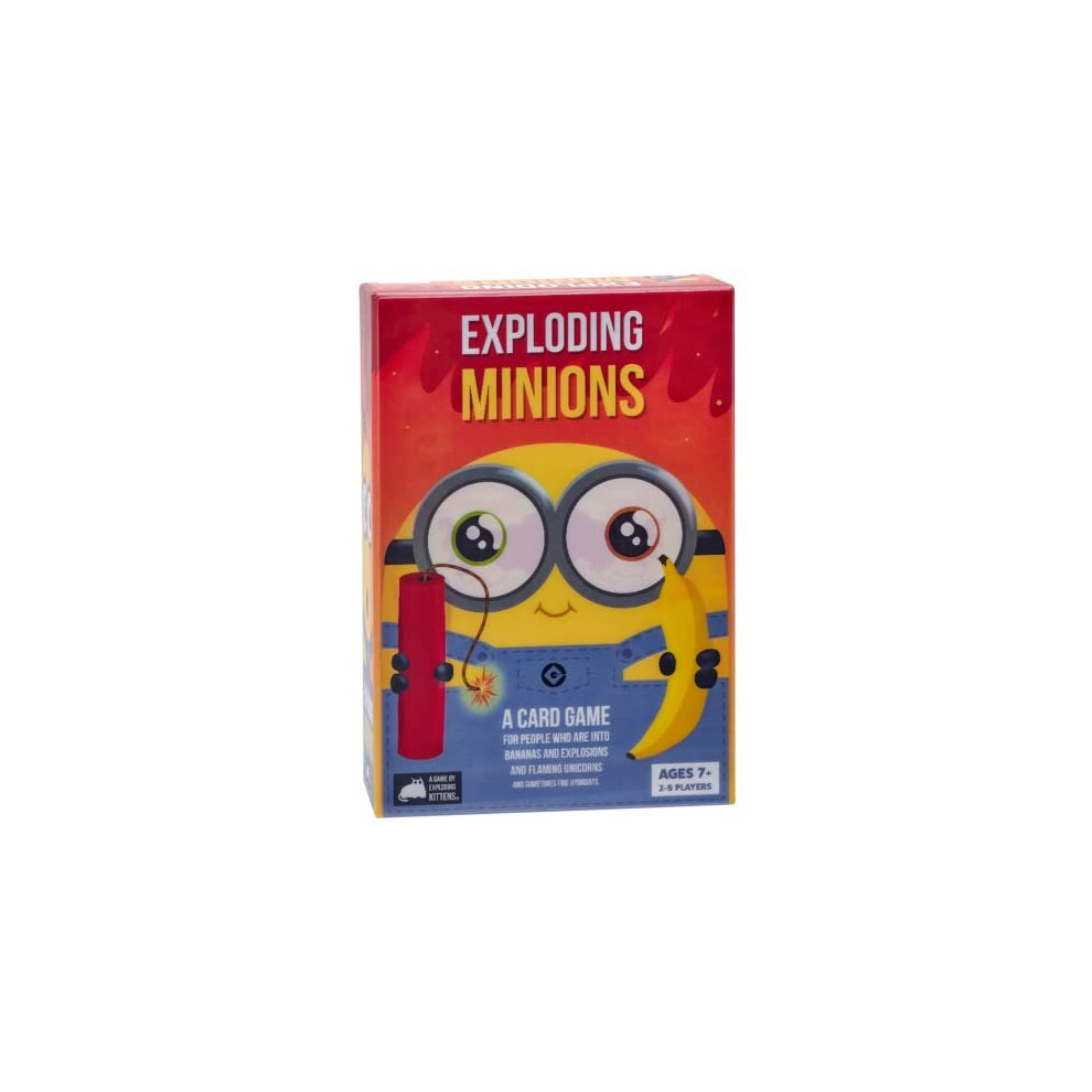 Exploding Minions by Exploding Kittens - Card Games for Adults Teens & Kids - Fun Family Games - A Russian Roulette Card Game