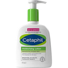 Face & Body Moisturiser, 473ml, Moisturising Lotion For Normal To Dry, Sensitive Skin, With Niacinamide & Vitamin E