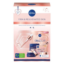 Firm and Rejuvenated Gift Set, NIVEA Gift Set Includes Bakuchiol-Enriched Cellular Expert Lift Day Cream, Night Cream, and Face Sheet Mask, Gifts for
