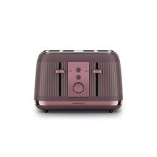 Dusk Toaster, 4 Slot Toaster, Reheat, 5 Browning Settings, Defrost and Cancel Functions, Pull Crumb Tray, TFP30.000PU, 1800W, Twilight Purple