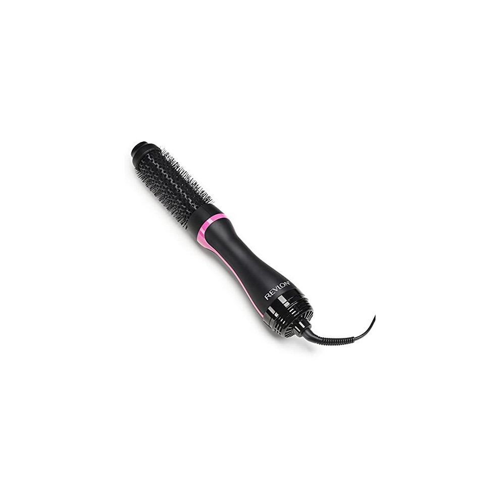 One-Step Style Booster - Round Brush Dryer & Styler- 38 mm (Thermal Bristles, Ceramic-Coated Barrel, IONIC + CERAMIC TECHNOLOGY) RVDR5292UKE, Black