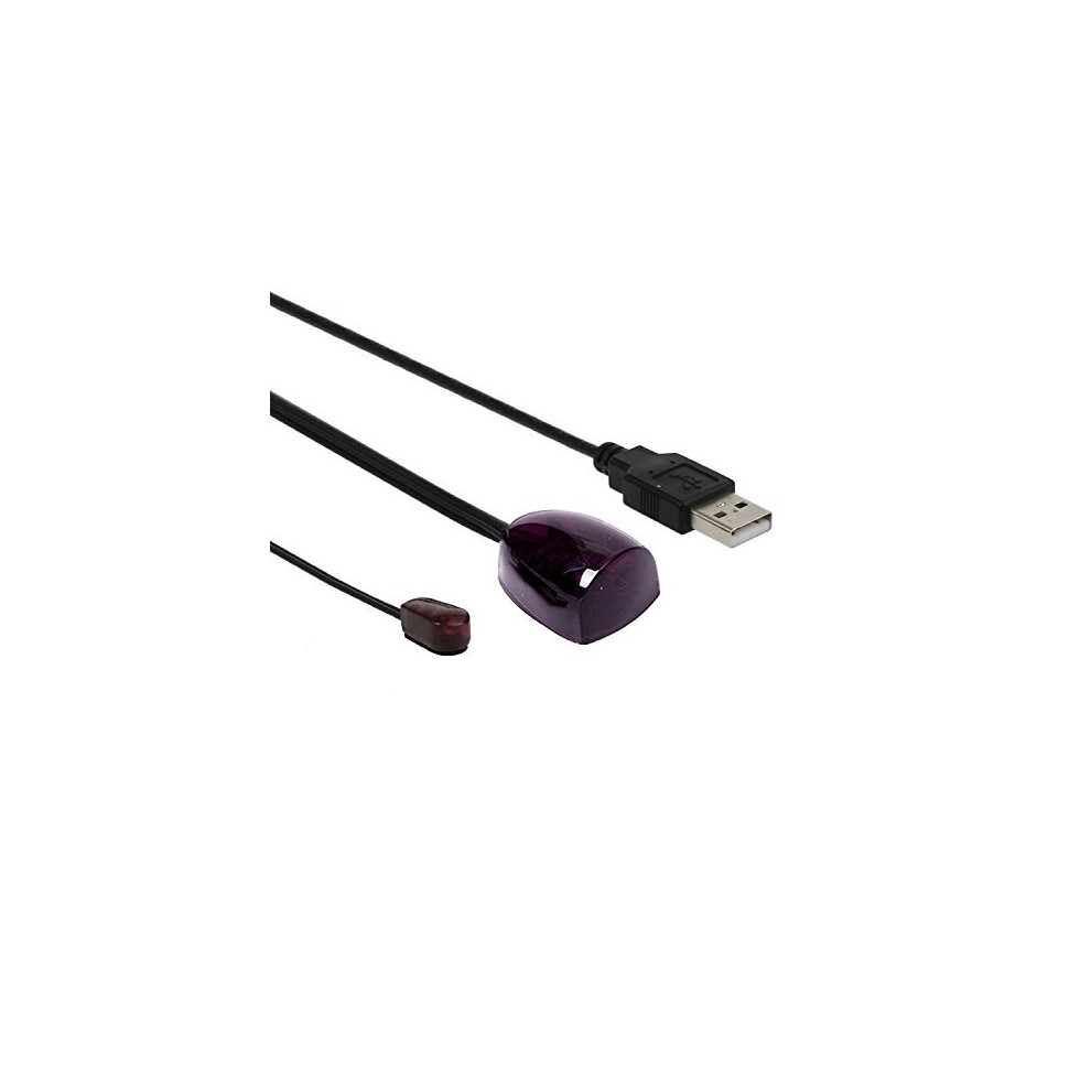 IR Repeater, Pootack Infrared Remote IR Extender with 1 Receiver and 1 Emitter Hidden IR System for Amplifier Cable Box Stereo Receiver Satellite TV