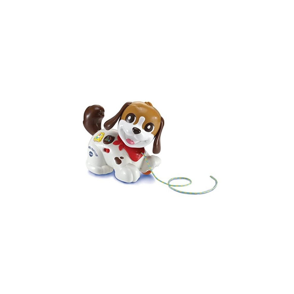 Vtech Baby Walk & Woof Puppy, Pull-Along Baby Toy Dog With Music, Letters & Phrases, Interactive Gift For Infants 1, 2, 3 Years +, English Version
