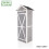 Garden Tool Shed Storage Unit by Garden Universe In Grey - WS01-GREY 8