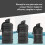HYDRATE XL Jug 2.2 Litre - BPA Free, Flip Cap, Leak Proof Extra Strong Material Big Bottle Ideal for Gym, Adults, Clear Large Sports Water Container (Matte 2
