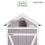 Garden Tool Shed Storage Unit by Garden Universe In Grey - WS01-GREY 11