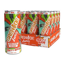 Grenade Sun of a Beach Sugar-Free Energy Drink, 330 ml, Natural Caffeine, Taurine, BCAAs & Electrolytes, Zero Sugar, Zero Calories