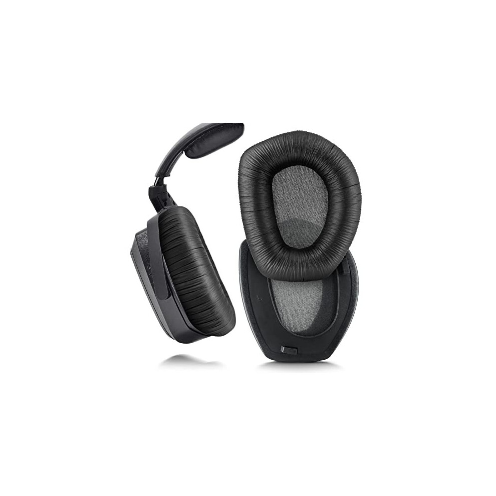 Ear Pads Ear Cushion Foam Replacement -Sennheise Replacement Pads-Earpads Compatible With Sennheiser Hdr Rs165 Rs175 Rs185 Rs195 (Leather Ear Pads) 5011141122044