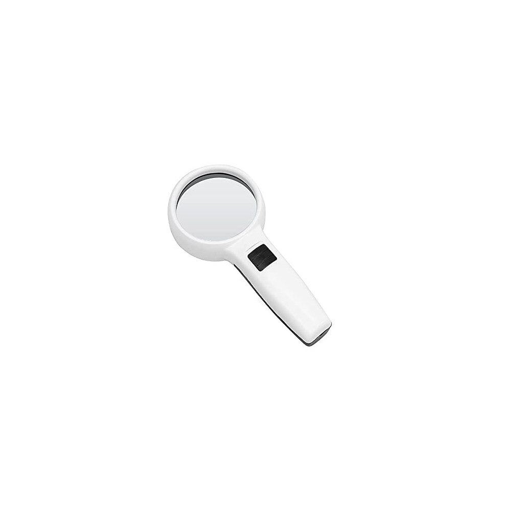 30X Magnifying Glass with Light,Handheld Large Magnifying Glass 12 LED Illuminated Lighted Magnifier for Macular Degeneration,Seniors