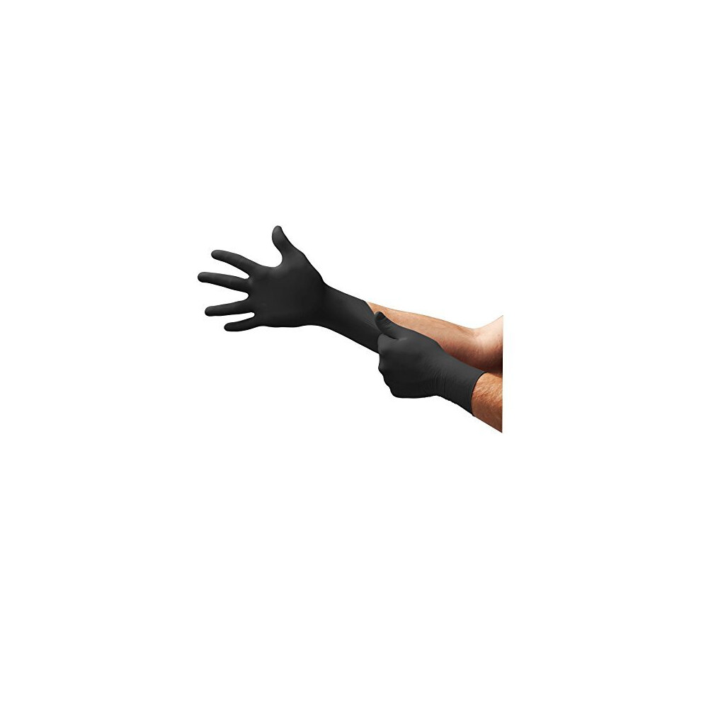 Microflex 93-852 Disposable Gloves In Nitrile, Latex And Powder-Free, Food Certified, Chemical And Mechanical Protection, Multipurpose Professional 5011145428678