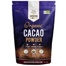 Organic Peruvian Raw Cacao - Premium Cocoa Powder 500g - Nature's Chocolate Powder Rich in Magnesium & Flavonoids - Ideal for Hot Chocolate,
