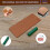 LS2P1 Leather Strop Honing Sharpening Strop Knives Chisel Tools 7cm x 20cm Double-Sided Stropping Leather Polishing Compound Vegetable Tanned Leather 2