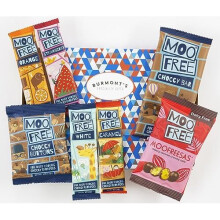 Moo Free Ultimate Chocolate Selection Hamper Gift Box - Dairy Free, Organic, Gluten Free & Vegan - Hamper Exclusive To Burmont's