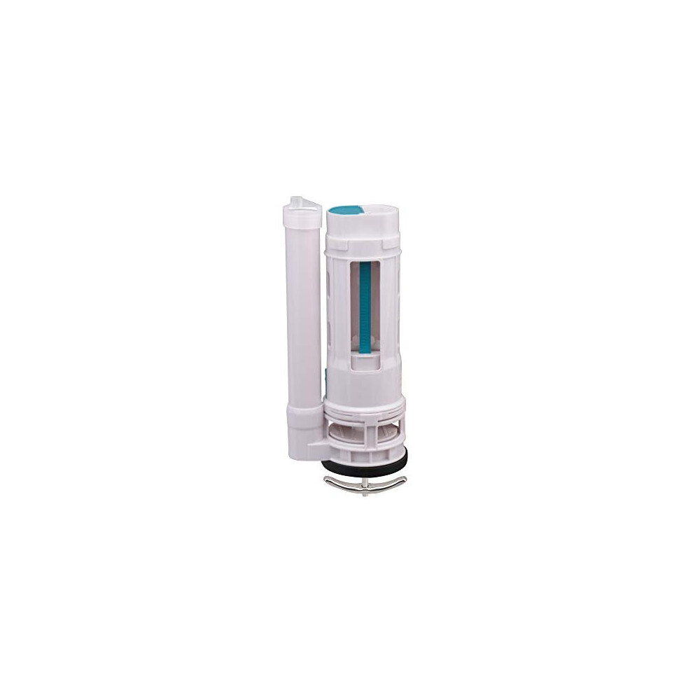 White Abs Toilet Cistern Dual Flush Push Button Valve Good Sealing 9.84Inch Height 5011145434136
